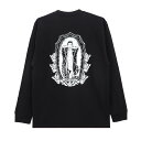 楽天スケートボードのCALIFORNIASTREETHARD LUCK LONG SLEEVE ハードラック ロングスリーブTシャツ LADY G ROSES BLACK スケートボード スケボー