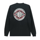 INDEPENDENT LONG SLEEVE インディペンデント ロングスリーブTシャツ BTG SUMMIT BLACK スケートボード スケボー