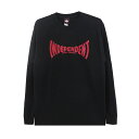 INDEPENDENT LONG SLEEVE インディペンデント ロングスリーブTシャツ SPAN BLACK スケートボード スケボー