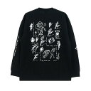 POLAR LONG SLEEVE ポーラー ロングスリーブTシャツ SAD AT TIME BLACK スケートボード スケボー