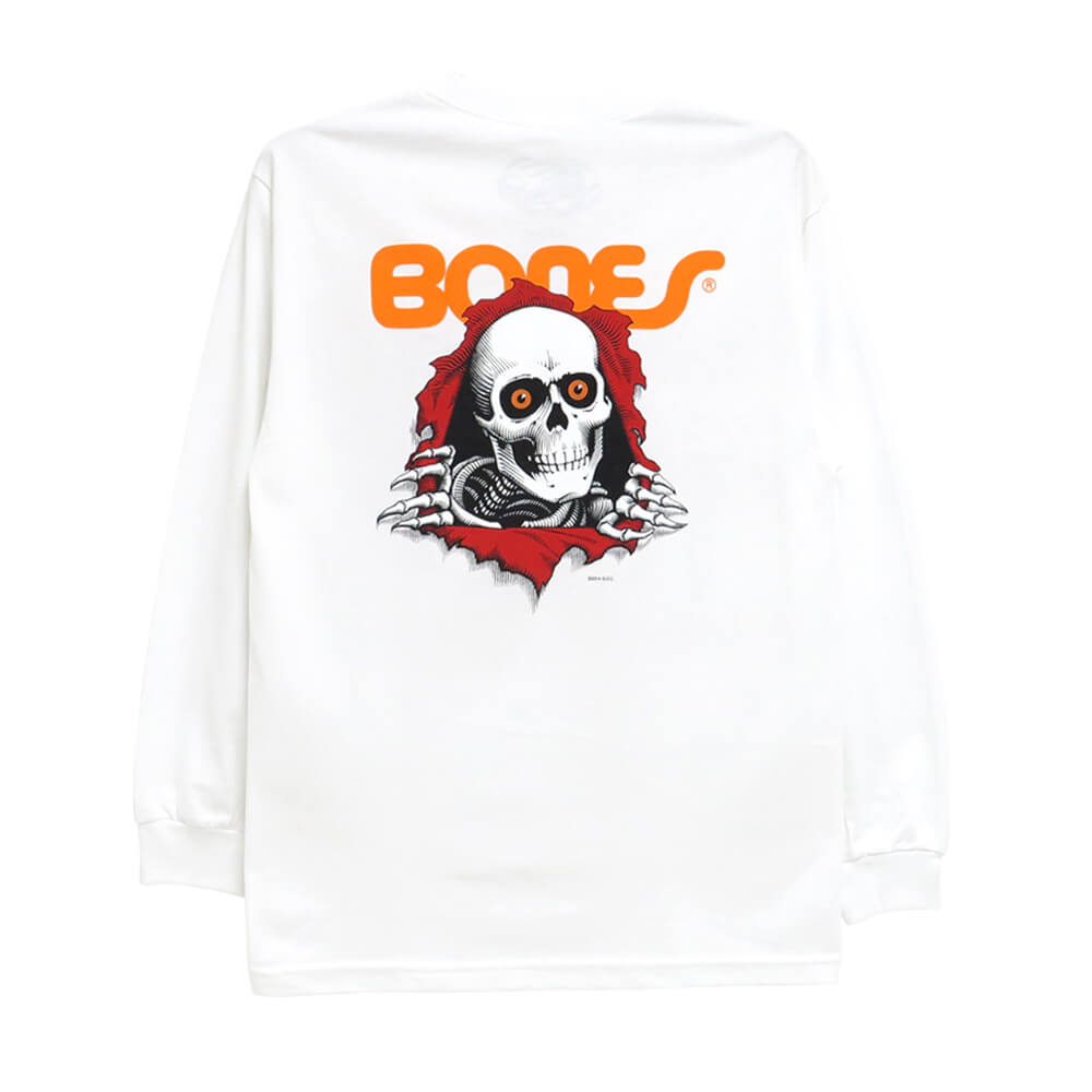 Rakuten - POWELL PERALTA LONG SLEEVE パウエルペラルタ ロングスリーブTシャツ RIPPER WHITE スケートボード スケボー