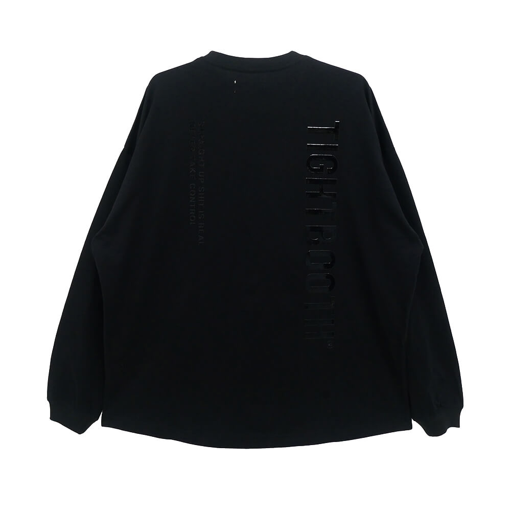 Rakuten - TIGHTBOOTH（TBPR） LONG SLEEVE タイトブース ロングスリーブTシャツ LABEL LOGO BLACK スケートボード スケボー