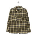 THEORIES LONG SLEEVE セオリーズ 長袖シャツ FLANNEL MECHANICS BROWN スケートボード スケボー