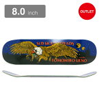 【アウトレット価格 12,100円 → 8,990円】SLD DECK エスエルディー デッキ TOMOHIRO UENO GRIFFON 8.0 ねじれ スケートボード スケボー