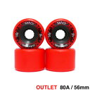 (アウトレット価格 9,020円 → 5,990円)BONES WHEEL ボーンズ ソフトウィール(クルーザー) ATF ROUGH RIDERS RUNNERS(80A)赤 56mm 在庫処分 スケートボード スケボー