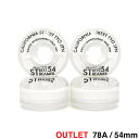 (アウトレット価格 4,400円 → 3,490円)CALIFORNIA STREET WHEEL カリフォルニアストリート ソフトウィール(クルーザー) ST...