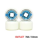 (アウトレット価格 7,260円 → 2,990円)RICTA WHEEL リクタ ソフトウィール(クルーザー) CHROME CLOUDS BLUE(78A)...