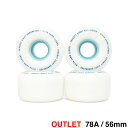 (アウトレット価格 7,260円 → 2,490円)RICTA WHEEL リクタ ソフトウィール(クルーザー) CLOUDS(78A) 56mm スケートボー...