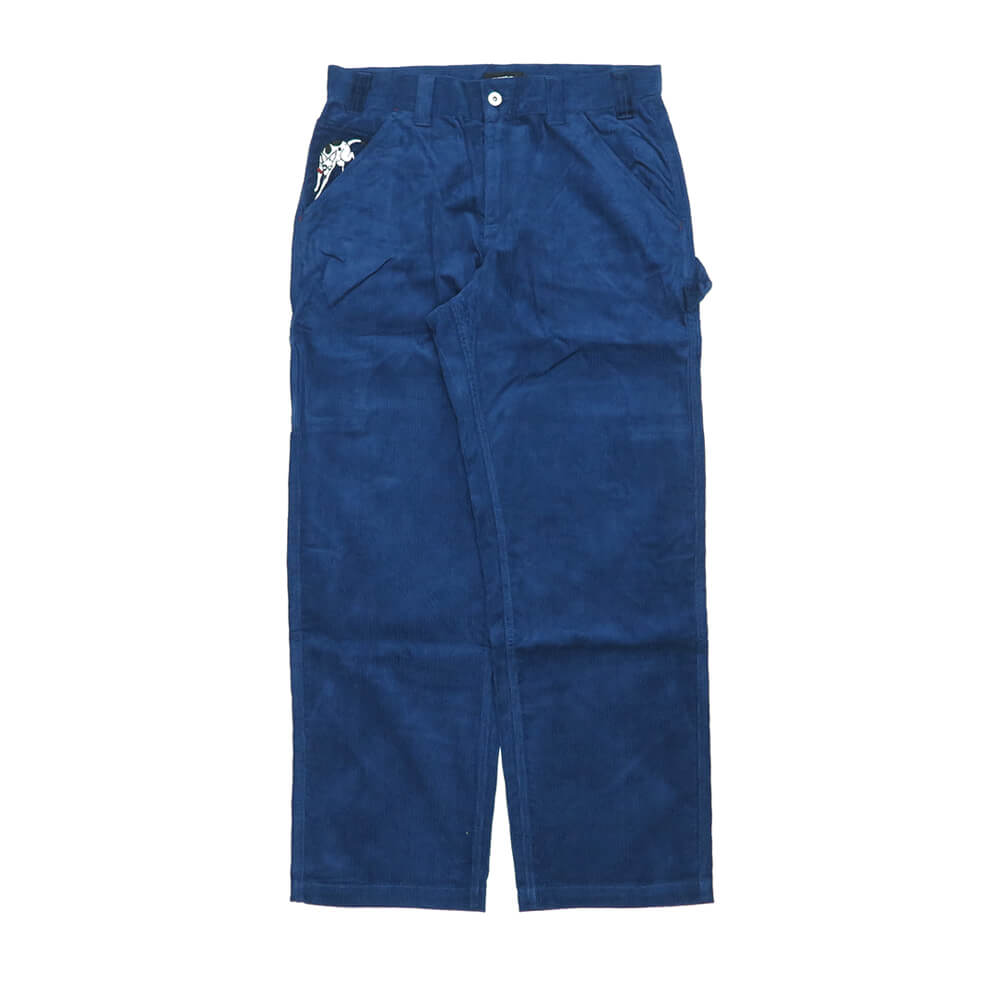 THEORIES PANTS セオリーズ パンツ ジーンズ PIANO TRAP CORDUROY CARPENTER DARK BLUE スケートボード スケボー