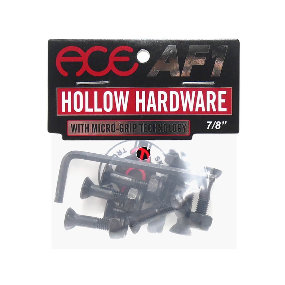 ACE BOLT エース ボルト（六角）7/8インチ AF1 HOLLOW HARDWARE ALLEN BLACK スケートボード スケボー