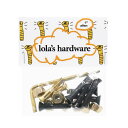 LOLA'S HARDWARE BOLT ローラズハードウェア ボルト（六角）1インチ ALLEN BLACK/GOLD スケートボード スケボー