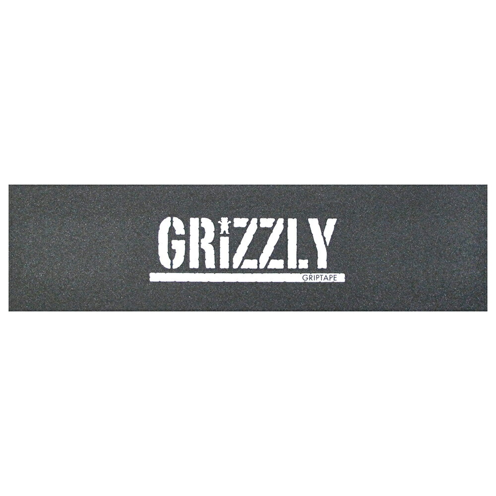 GRIZZLY DECKTAPE グリズリー デッキテープ STAMP LOGO WHITE（9inch x 33inch） スケートボード スケボー