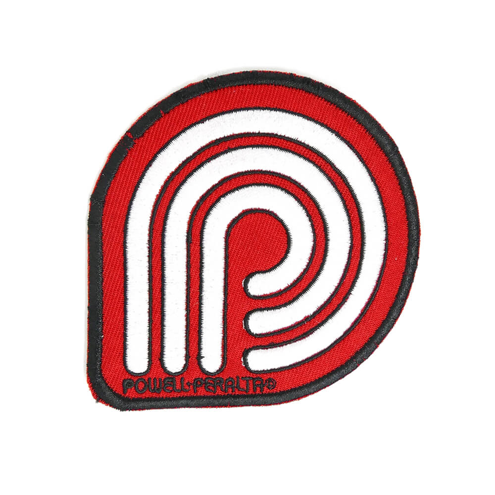 POWELL PERALTA PATCH パウエルペラルタ ワッペン TRIPLE P RED/WHITE/BLACK スケートボード スケボー