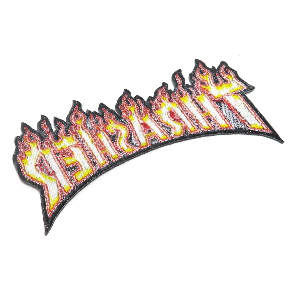 THRASHER PATCH スラッシャーワッペン FLAME スケートボード スケボー