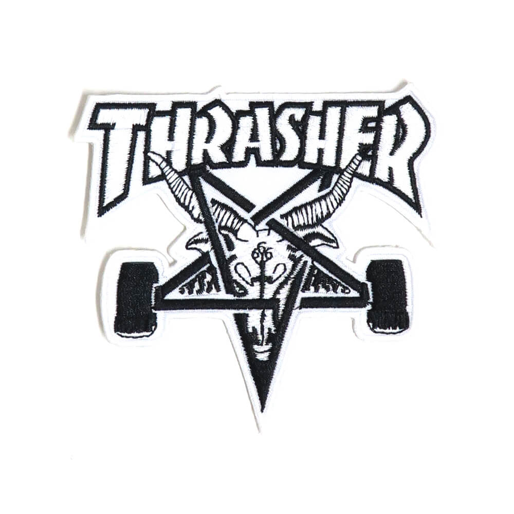 THRASHER PATCH SKATEGOAT スラッシャー ワッペンSK8GOAT（US企画） スケートボード スケボー