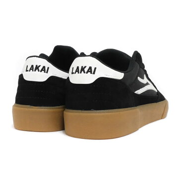 LAKAI SHOES ラカイ シューズ スニーカー CAMBRIDGE 黒/ガム BLACK/GUM SUEDE スケートボード スケボー