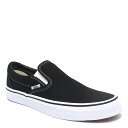 VANS SHOES バンズ シューズ スニーカー CLASSIC SLIP ON 黒 BLACK（US企画） スケートボード スケボー