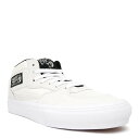 VANS SHOES バンズ シューズ スニーカー SKATE HALF CAB WHITE/BLACK（US企画） スケートボード スケボー