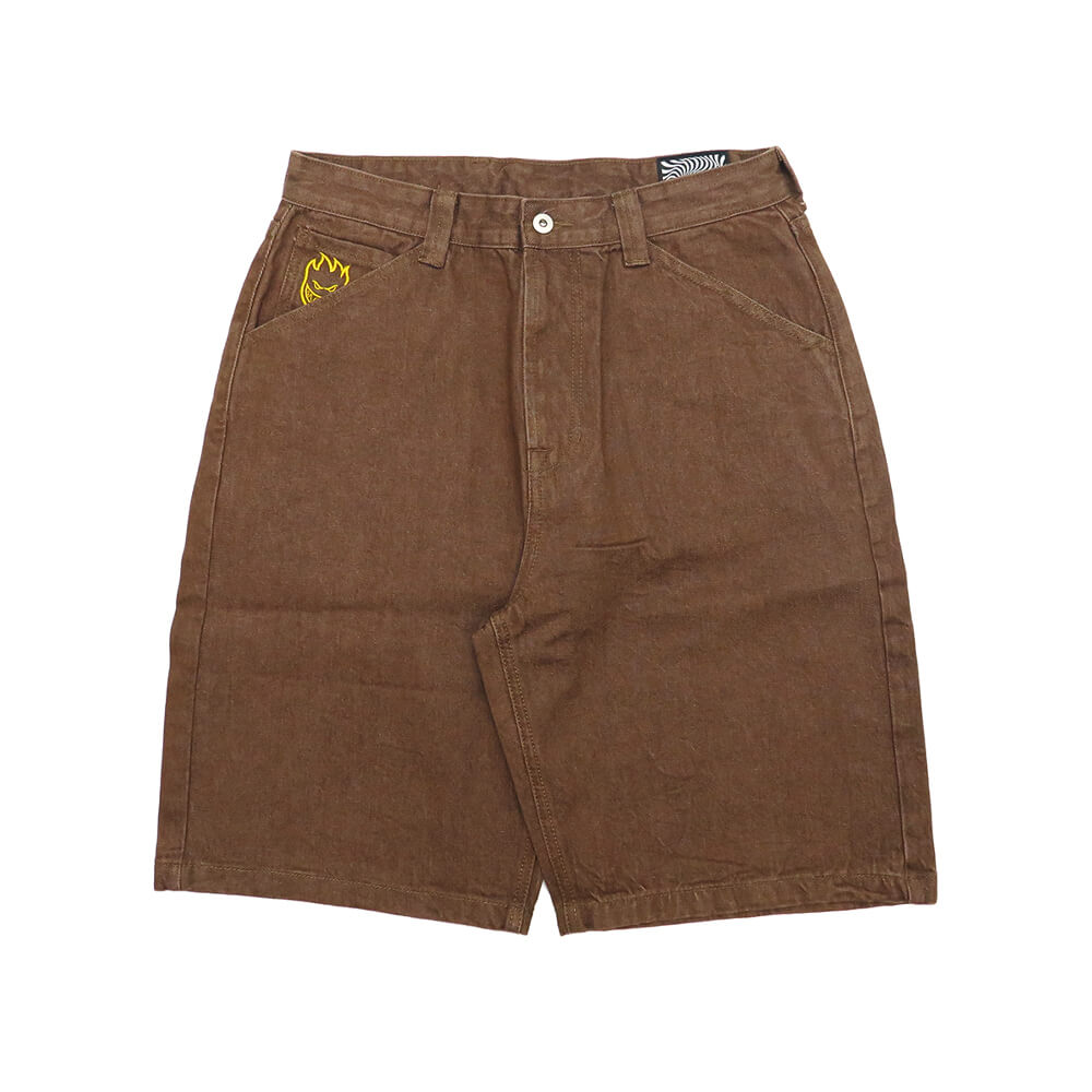SPITFIRE SHORTS スピットファイヤー ショーツ BIGHEAD DENIM BROWN スケートボード スケボー