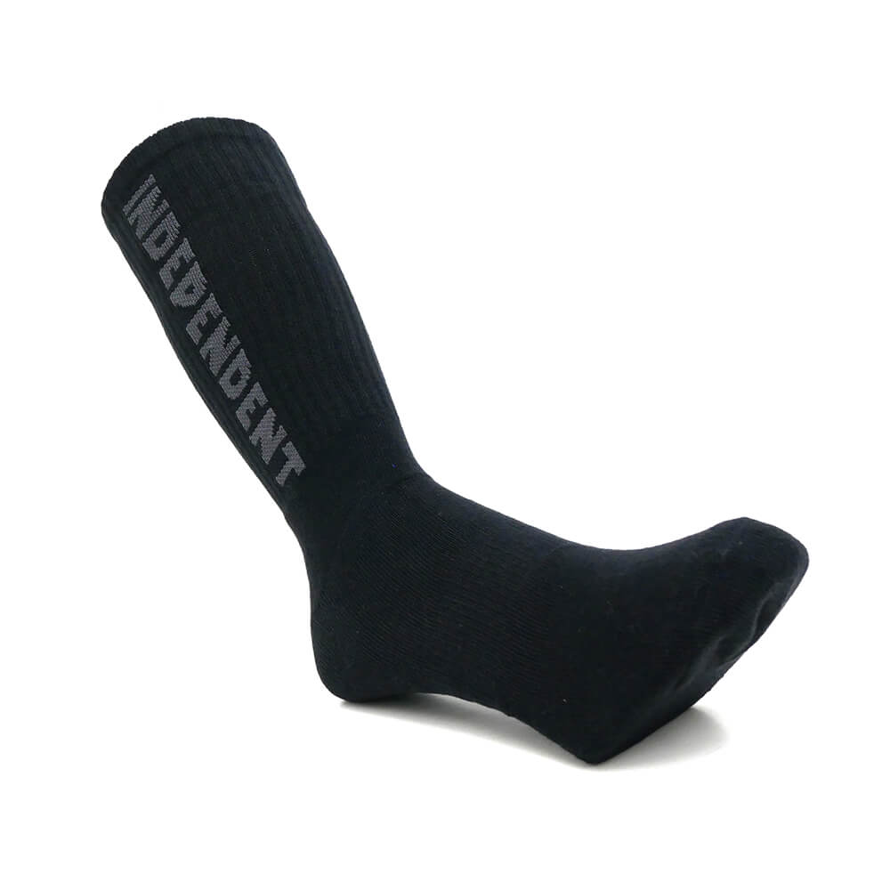 INDEPENDENT SOCKS ����ǥ��ڥ�ǥ�� ���å��� ���� BASELINE 2 PACK BLACK/CHARCOAL �������ȥܡ��� �����ܡ�
