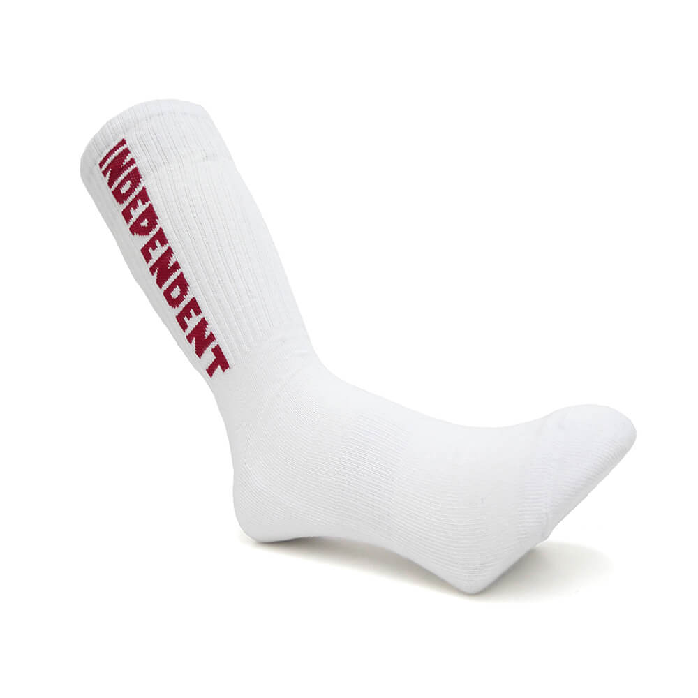 INDEPENDENT SOCKS ����ǥ��ڥ�ǥ�� ���å��� ���� BASELINE 2 PACK WHITE/NAVY �������ȥܡ��� �����ܡ�