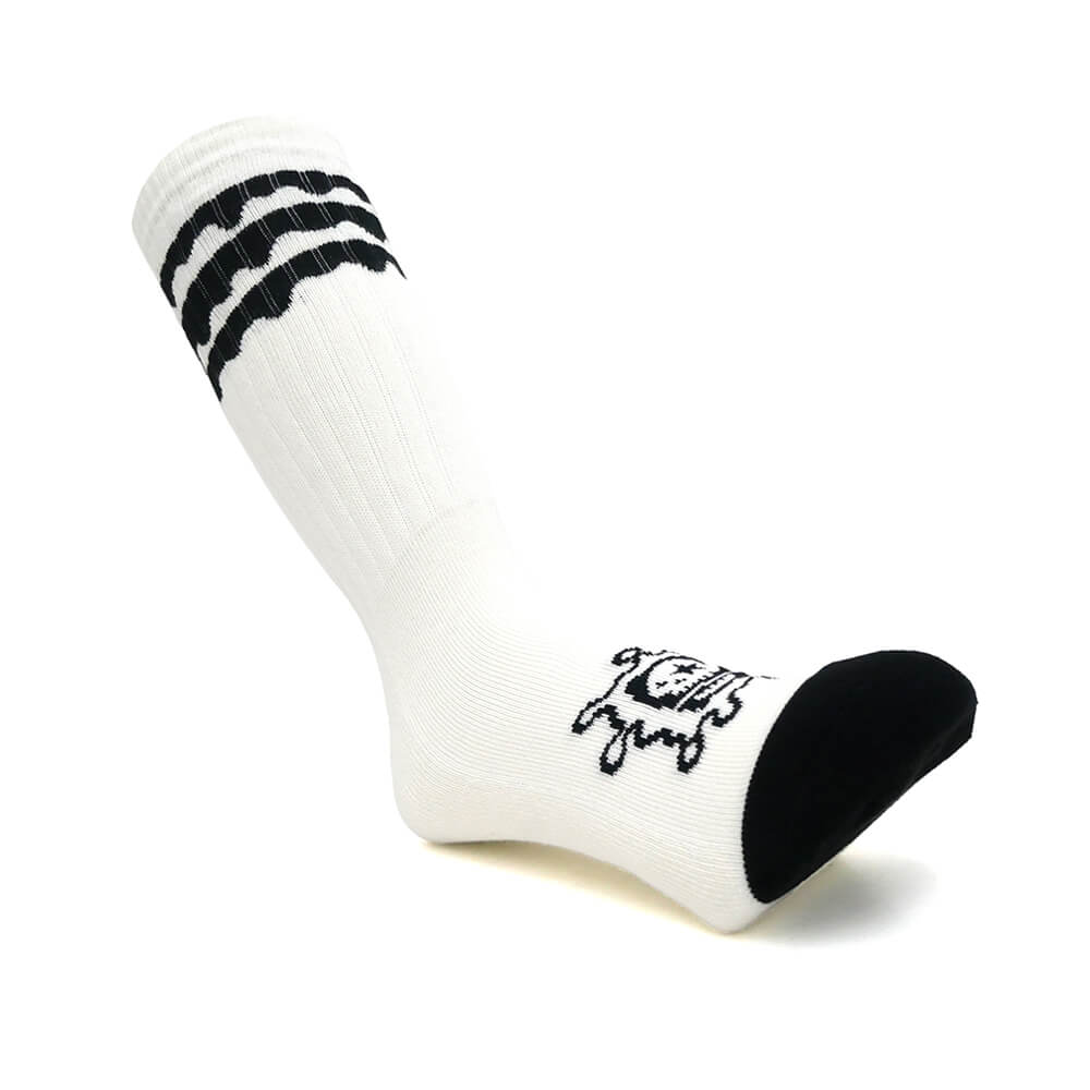 Rakuten - MAGICAL MOSH MISFITS SOCKS マジカルモッシュミスフィッツ ソックス 靴下 どろどろMxMxM SOX WHITE/BLACK スケートボード スケボー