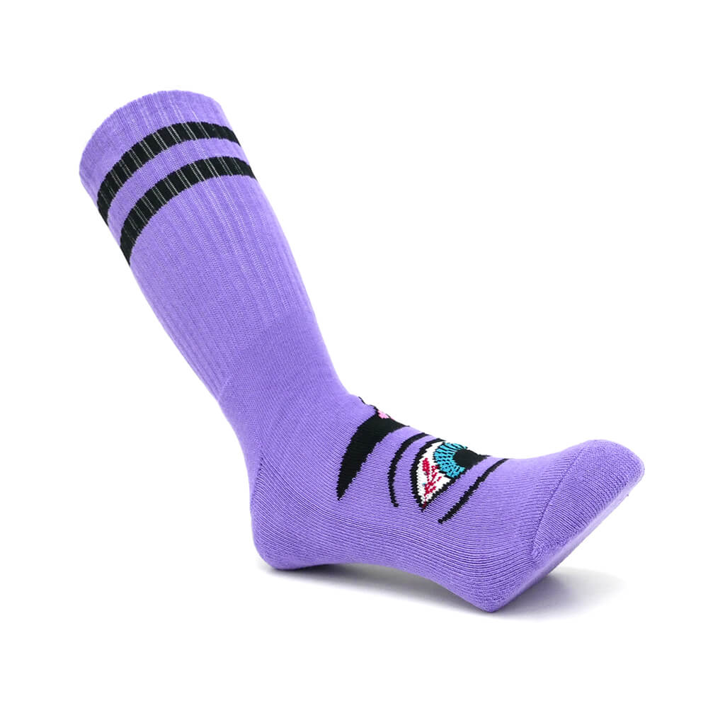 TOY MACHINE SOCKS トイマシーン ソックス 靴下 BLOODSHOT EYE PURPLE スケートボード スケボー