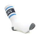 VANS SOCKS バンズ ソックス 靴下 DROP V CREW WHITE/PARISIA(US企画) スケートボード スケボー