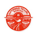 ANTIHERO STICKER A`q[[ XebJ[ TRAVEL BUREAU 440 RED XP[g{[h XP{[