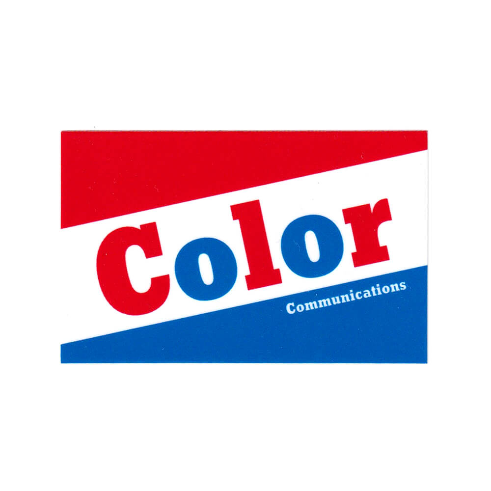 COLOR COMMUNICATIONS STICKER 顼ߥ˥ ƥå BAZOOKA RED/BLUE ȥܡ ܡ
