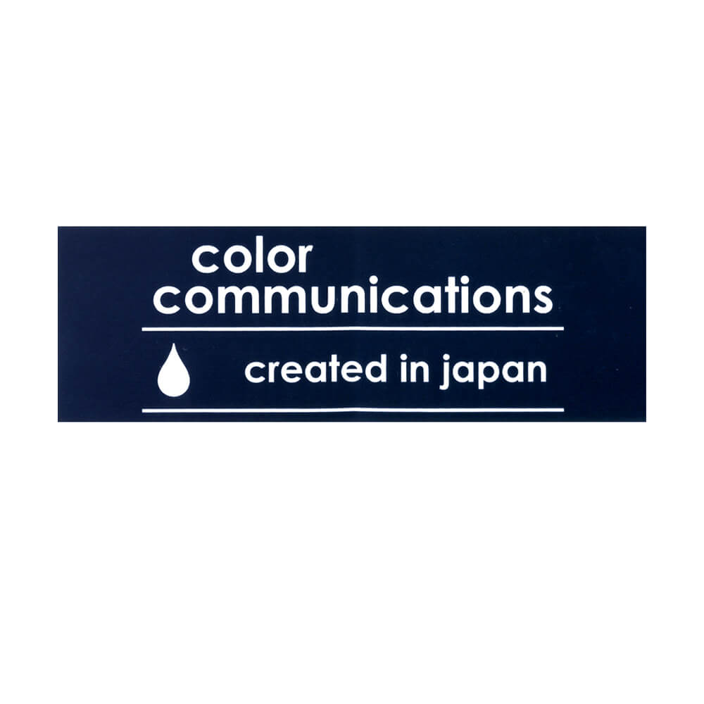 【COLOR COMMUNICATIONS / STICKER】 スケボー・スケートボードのドメスティックアパレルブランド、COLOR COMMUNICATIONS（カラーコミュニケーションズ）。 サイズ：約6cm x 18cm *商品によって多少の誤差がある事をご了承下さい。 *当店舗に掲載の写真・文章の無断転載を禁じます。