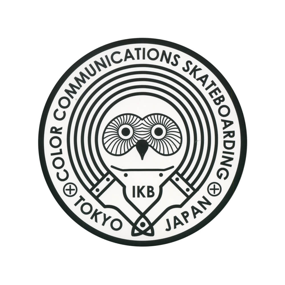 COLOR COMMUNICATIONS STICKER J[R~jP[VY XebJ[ OWL IKB 220 BLACK XP[g{[h XP{[