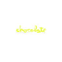 CHOCOLATE STICKER チョコレート ステッカー OG CHUNK SMALL YELLOW スケートボード スケボー