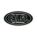 REAL STICKER リアル ステッカー CAL ST. OVAL 440 スケートボード スケボー