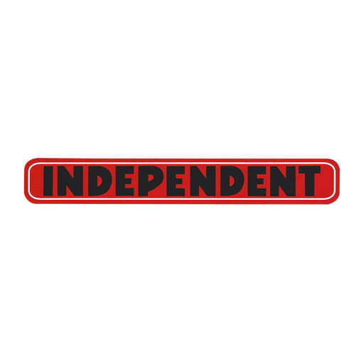 INDEPENDENT STICKER インディペンデント ステッカー BAR LOGO RED スケートボード スケボー INDEPENDENT STICKER インディペンデント ステッカー BAR LOGO RED スケートボード スケボー