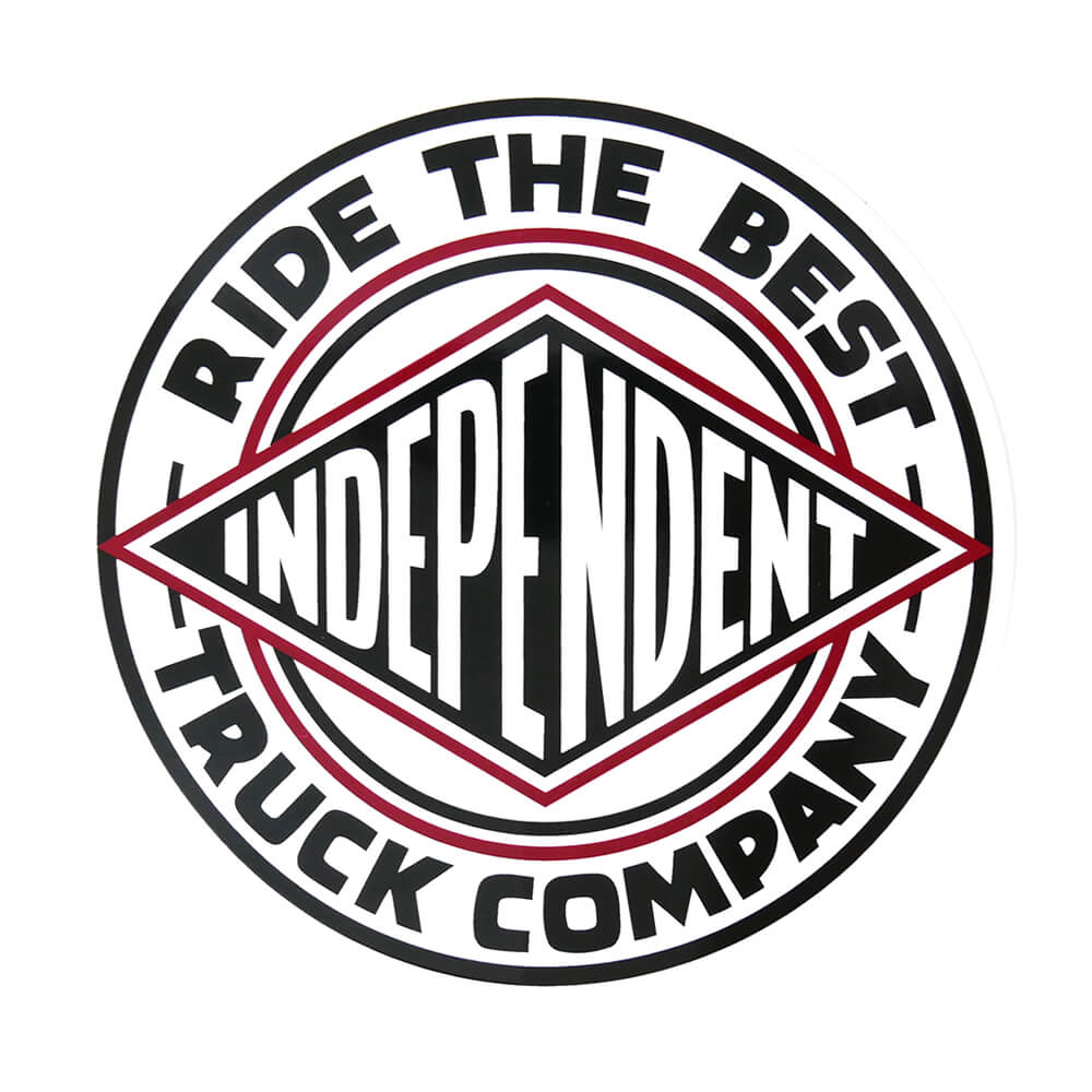 INDEPENDENT STICKER インディペンデント ステッカー RTB SUMMIT WHITE/BLACK/RED スケートボード スケボー