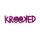 KROOKED STICKER クルキッド ステッカー EYES BAR 550 PINK スケートボード スケボー