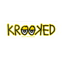 KROOKED STICKER クルキッド ステッカー EYES BAR 550 YELLOW スケートボード スケボー