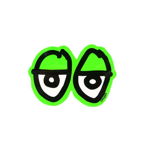 KROOKED STICKER クルキッド ステッカー EYES DIECUT SMALL GREEN スケートボード スケボー KROOKED STICKER クルキッド ステッカー EYES DIECUT SMALL GREEN スケートボード スケボー