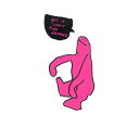 KROOKED STICKER クルキッド ステッカー SHMOO PINK スケートボード スケボー