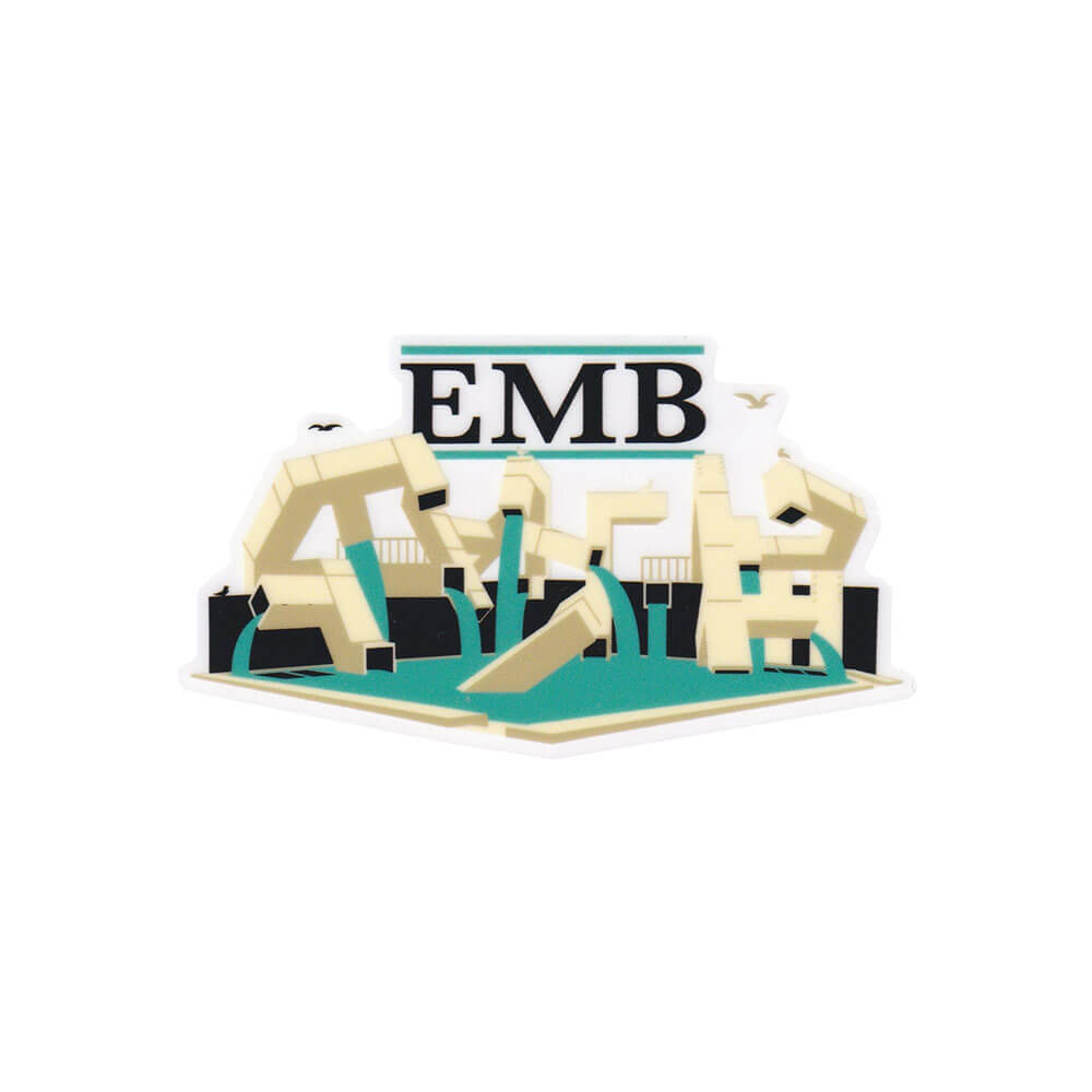 REAL STICKER リアル ステッカー EMB スケートボード スケボー