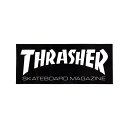 THRASHER STICKER スラッシャー ステッカー BOX MAG LOGO 440 BLACK/WHITE（US企画） スケートボード スケボー