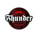 THUNDER STICKER サンダー ステッカー WORLD WIDE BLACK/RED スケートボード スケボー