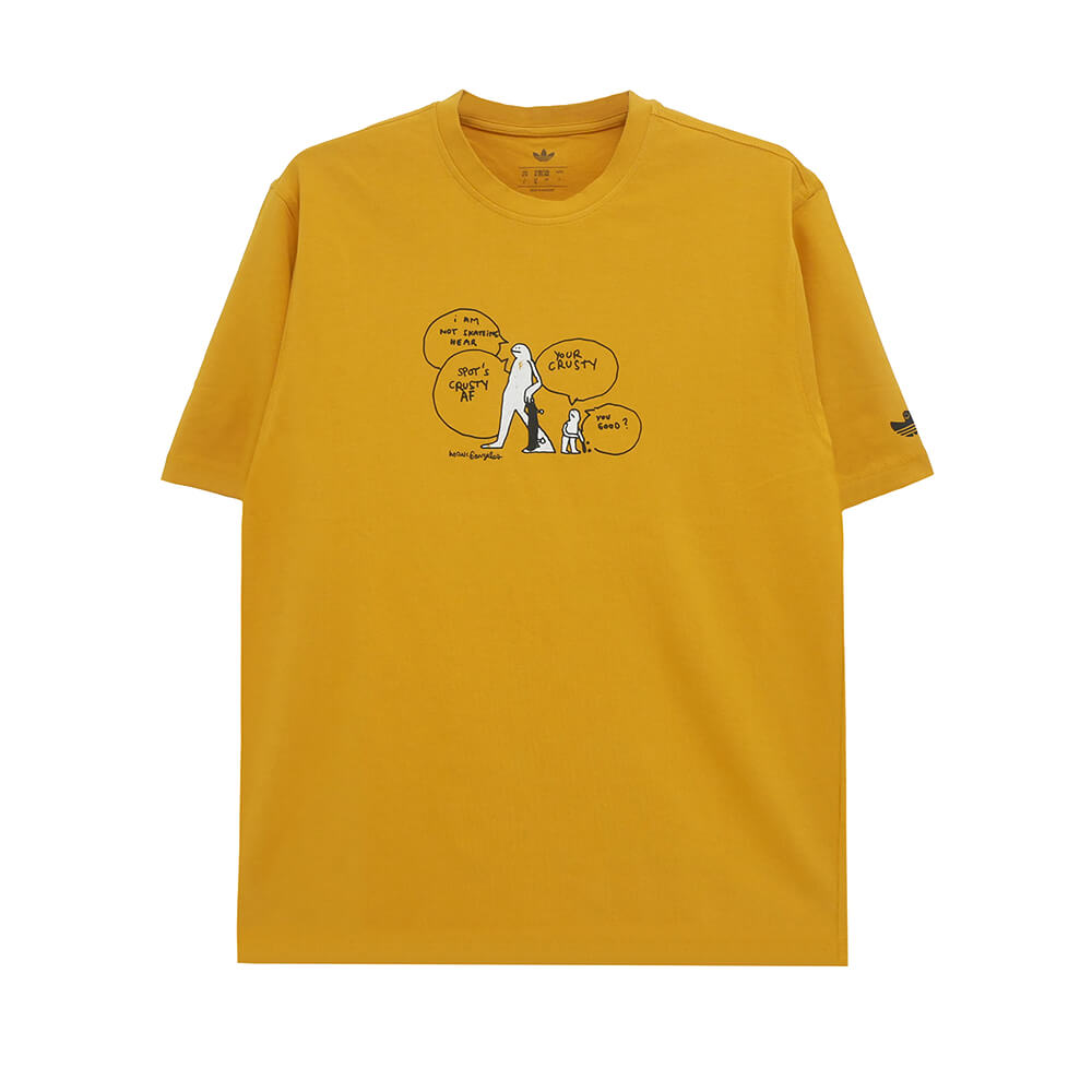Rakuten - ADIDAS SKATEBOARDING T-SHIRT アディダススケートボーディング Tシャツ MARK GONZALES CRUSTY PRELOVED YELLOW スケートボード スケボー