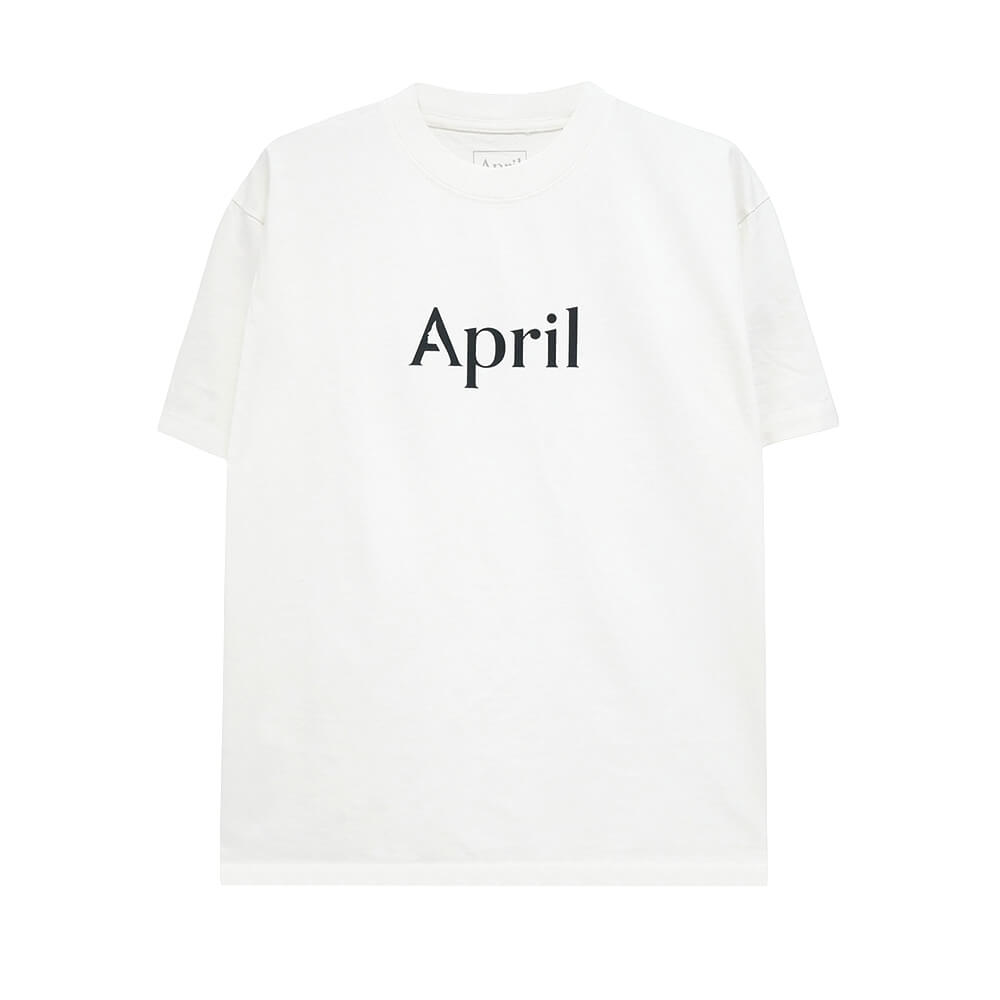 樂天商城 - APRIL T-SHIRT エイプリル Tシャツ OG LOGO WHITE スケートボード スケボー