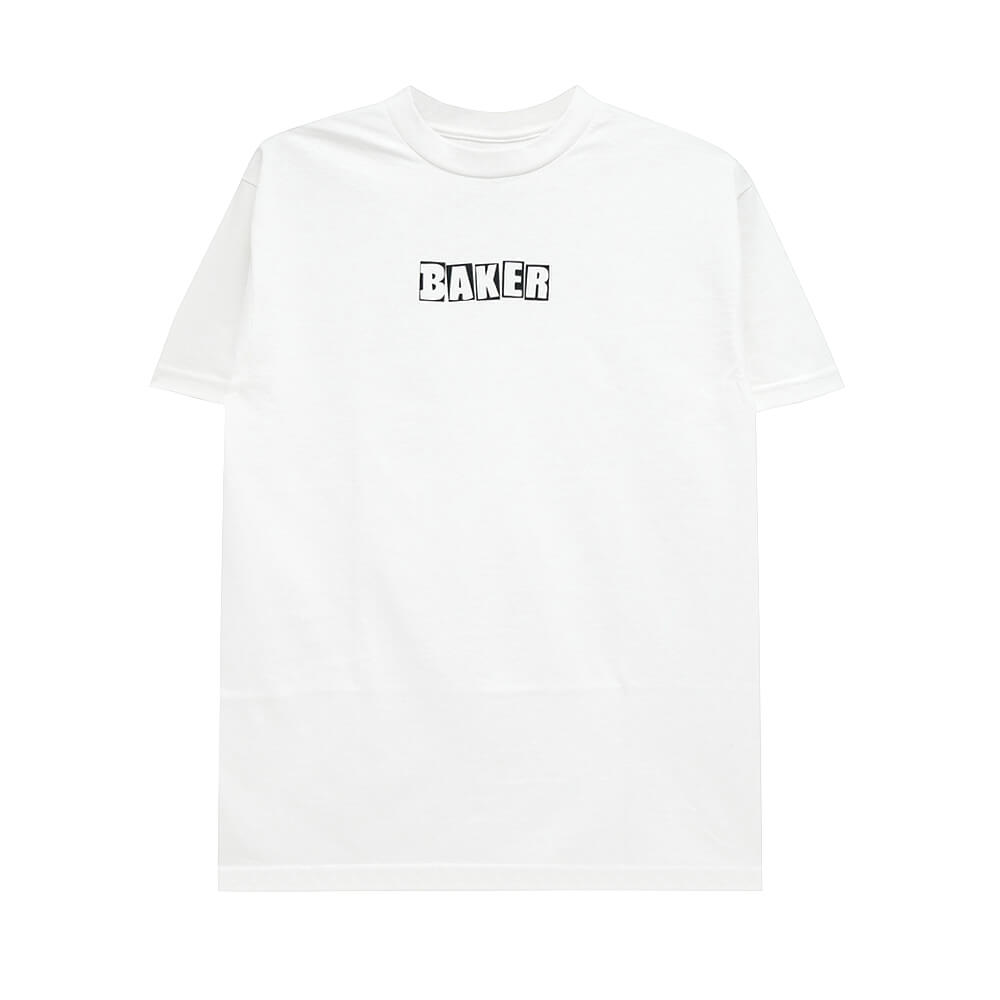 Rakuten - BAKER T-SHIRT ベイカー Tシャツ BRAND LOGO WHITE スケートボード スケボー