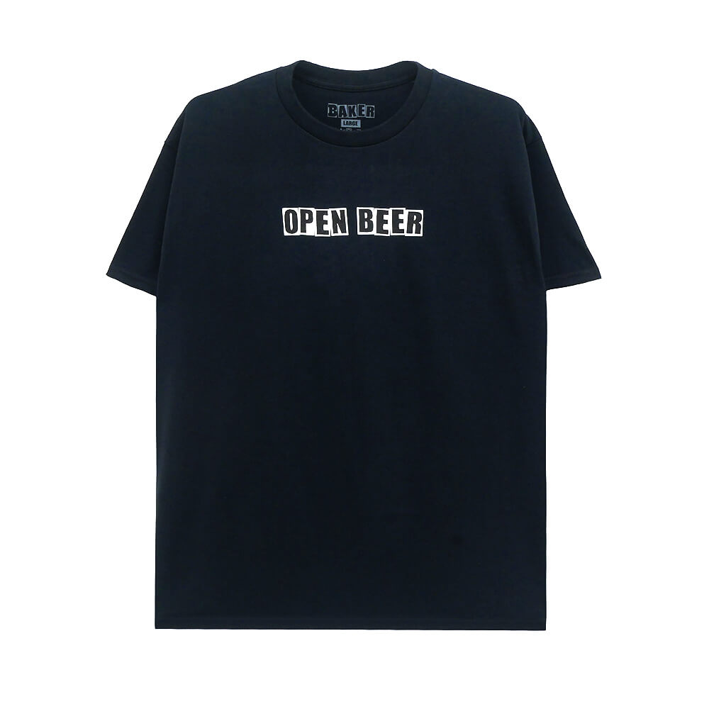 Rakuten - BAKER T-SHIRT ベイカー Tシャツ OPEN BLACK スケートボード スケボー