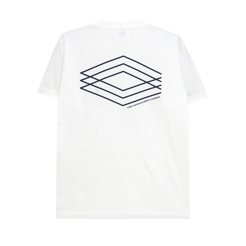 COLOR COMMUNICATIONS T-SHIRT カラーコミュニケーションズ Tシャツ 3C DIAMONDS WHITE スケートボード スケボー