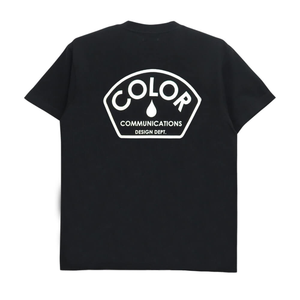 COLOR COMMUNICATIONS T-SHIRT カラーコミュニケーションズ Tシャツ DESIGN DEPT BLACK スケートボード スケボー