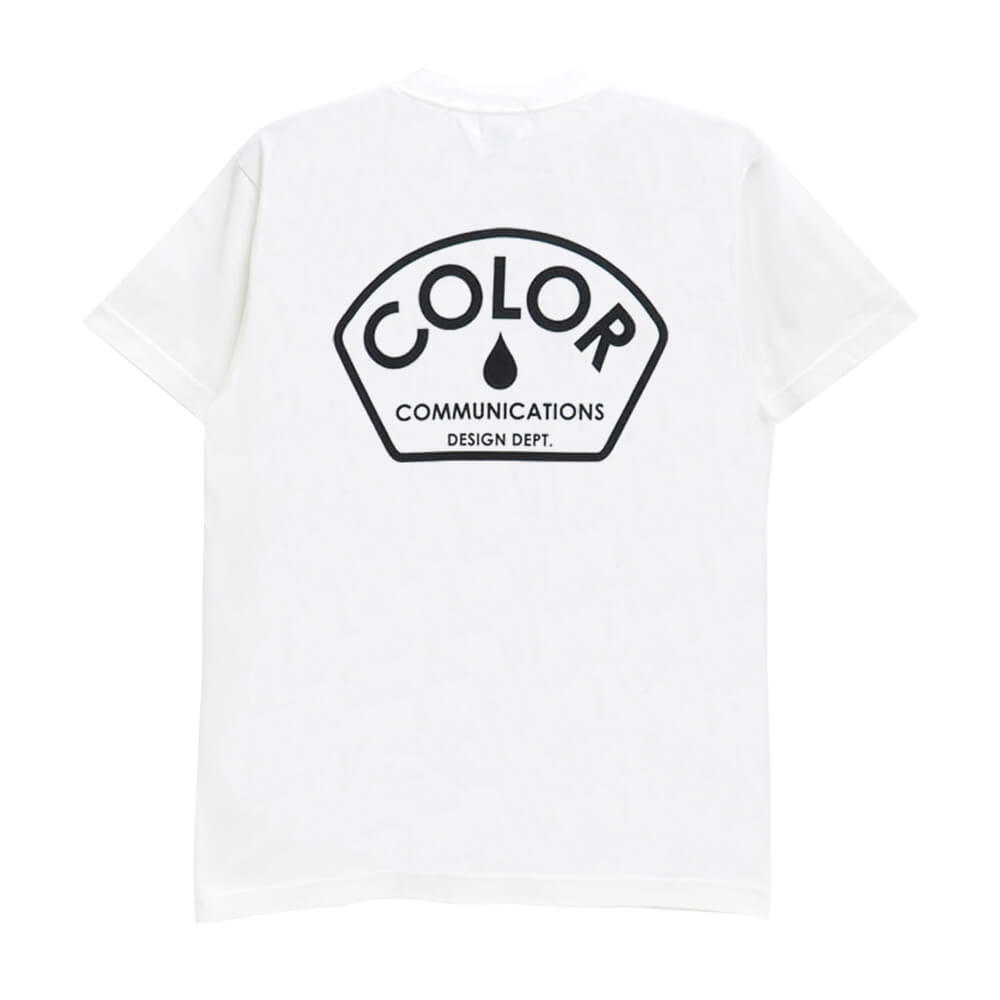 COLOR COMMUNICATIONS T-SHIRT カラーコミュニケーションズ Tシャツ DESIGN DEPT WHITE スケートボード スケボー